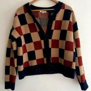 Madewell checkered sweater